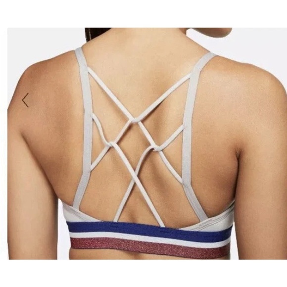Nike Indy Icon Clash Light Support Dri Fit Sports Bra - Picture 4 of 11